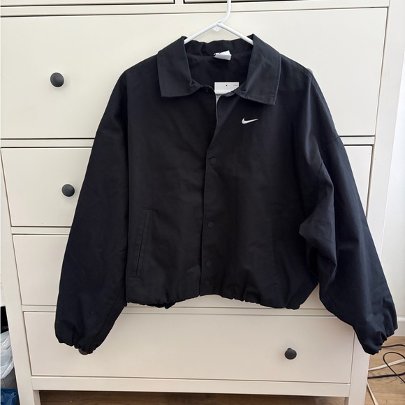 NIKE canvas coaches jacket black size XS NWT - Picture 3 of 8